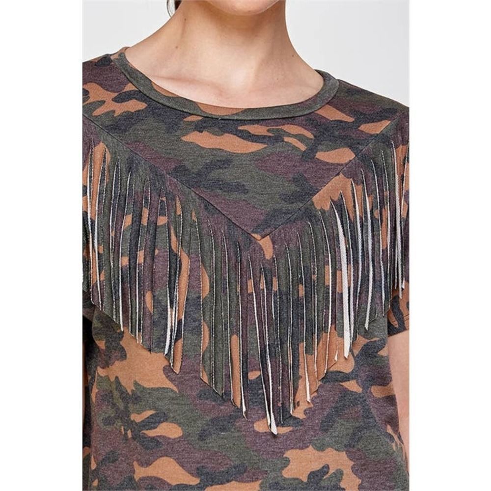 Fringe Camouflage Army Tee - Picture 4 of 6